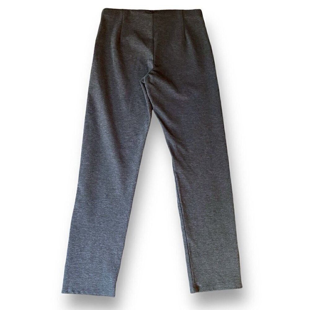 Habitat Womens Pant Sz Small Charcoal Gray Ponte Knit Pull On Ankle Straight Leg - Picture 5 of 7